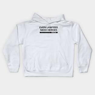 Paralegal - Even lawyers need heroes Kids Hoodie